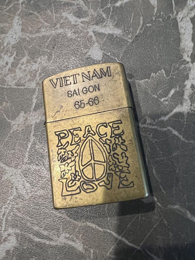 1965-66 Vintage Vietnam Zippo Antique Oil lighter SAI GON \