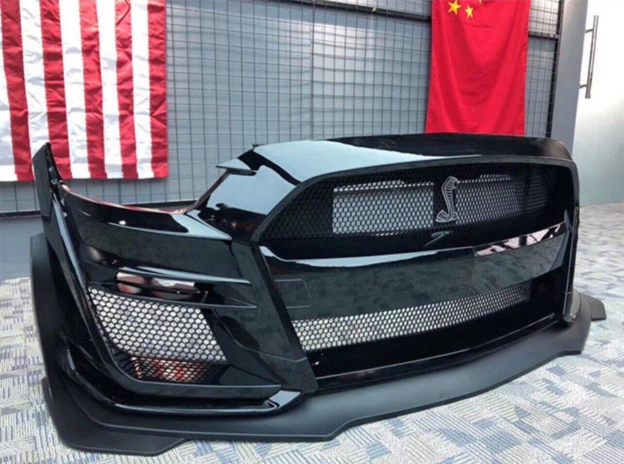 2018-2023 Ford Mustang GT500 Style Front Bumper Conversion Replacement PP