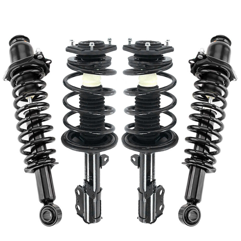 ZNTS 4pc Front and Rear Complete Strut Assembly For 2003-2008 Toyota Matrix