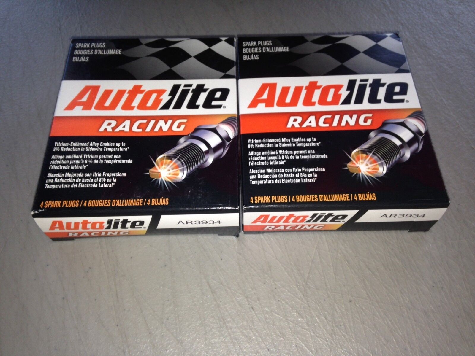 EIGHT(8) Autolite AR3934 Racing Spark Plug SET fits Champion C61CS NGK R5671A8