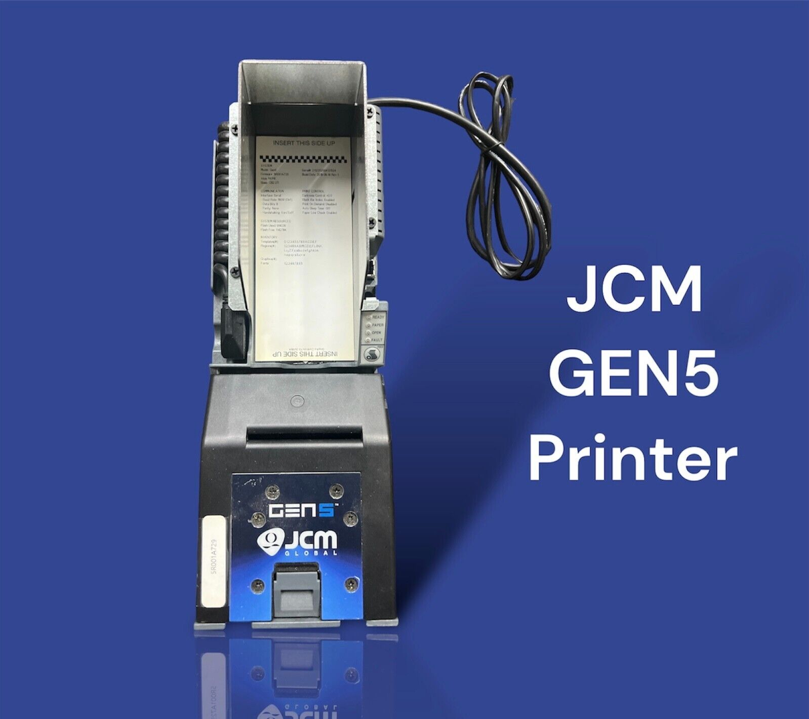 JCM Global Gen5 TITO Printer RS232