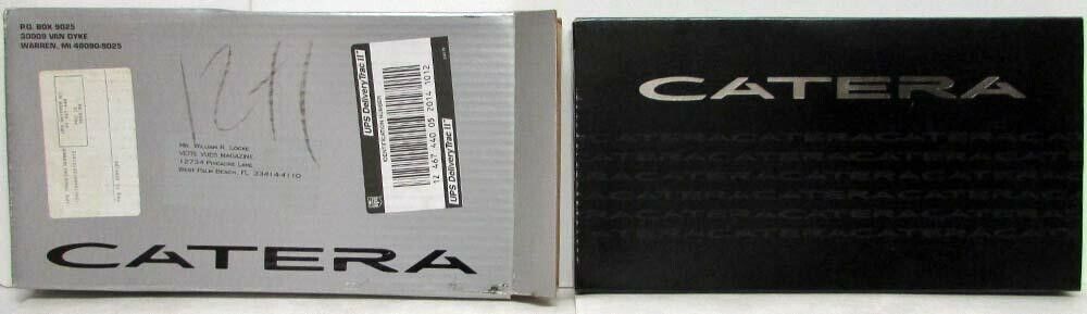 1997 Cadillac Catera Media Information Press Kit with Shipping Box