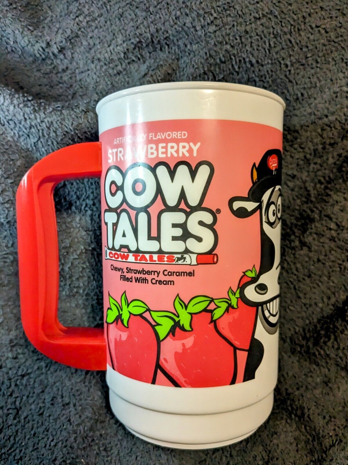 Goetze\'s Cow Tales Collectible Advertising Display 32oz Mug Whirley USA