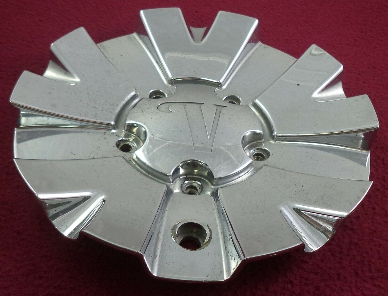 Velocity Wheels Chrome Custom Wheel Center Cap # 336-1 / SJ708-23 (1)