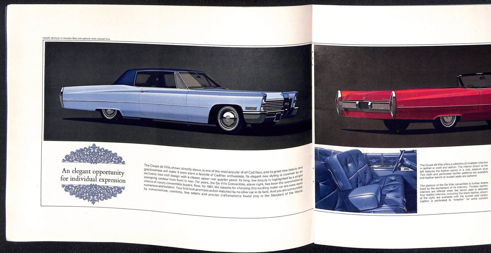 1967 Cadillac Full Line Sales Brochure Eldorado Fleetwood De Ville - 20pp VGC