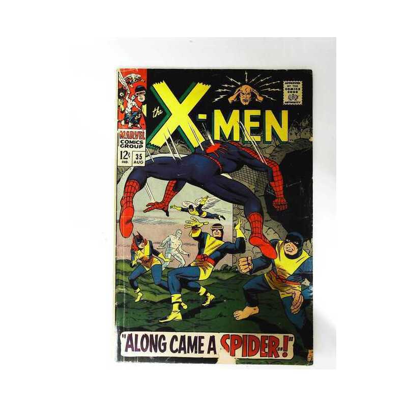 X-Men (1963 series) #35 in Fine minus condition. Marvel comics [t&