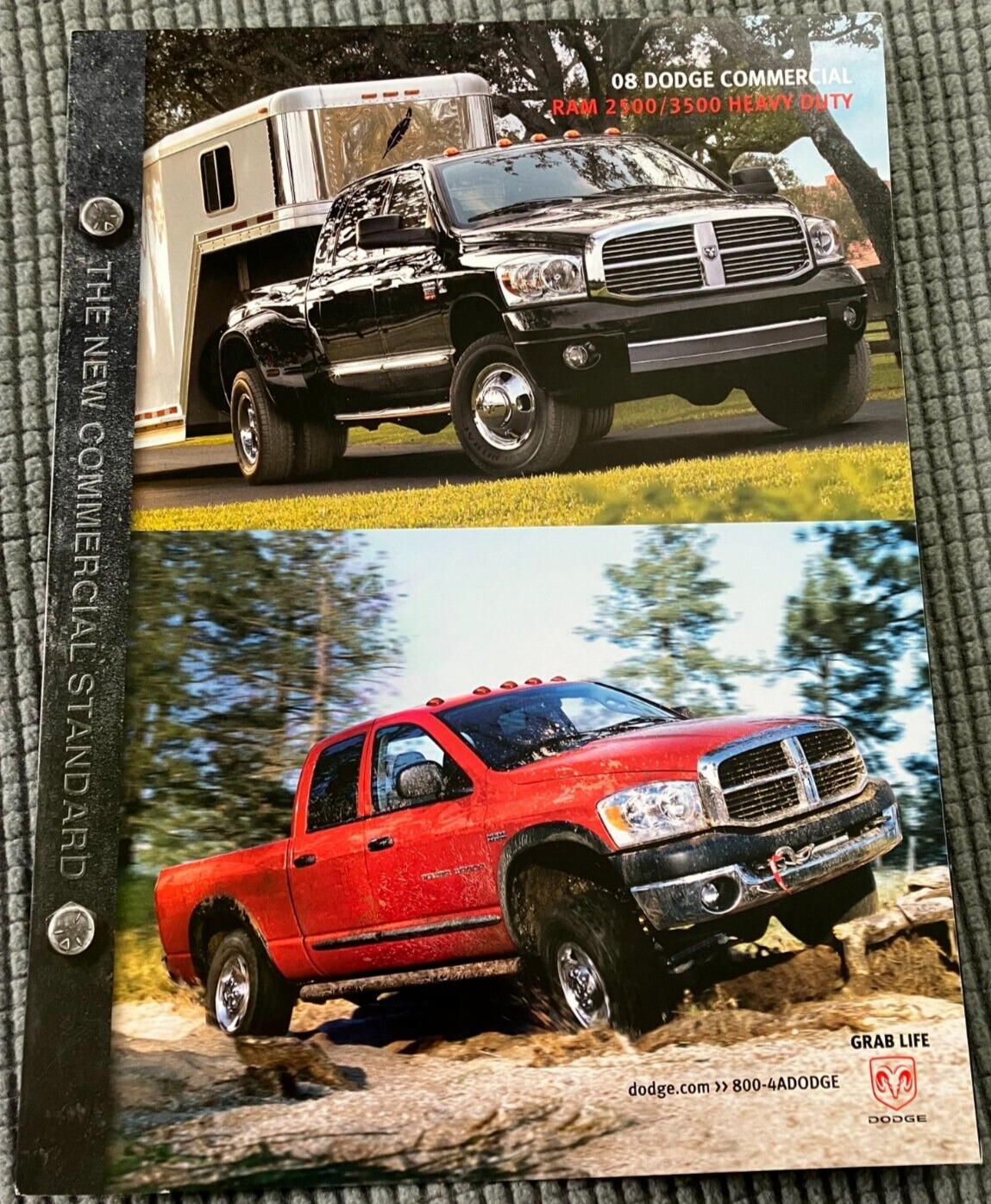 2008 Dodge Commercial 2500 & 3500 Heavy Duty - 2-Page Dealer Sales Brochure