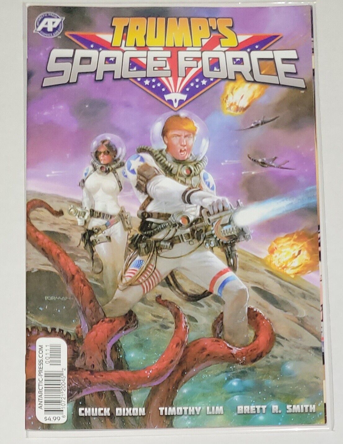 Trump\'s Space Force #1 (AP 2019) NM, Dave Dorman Cover, 