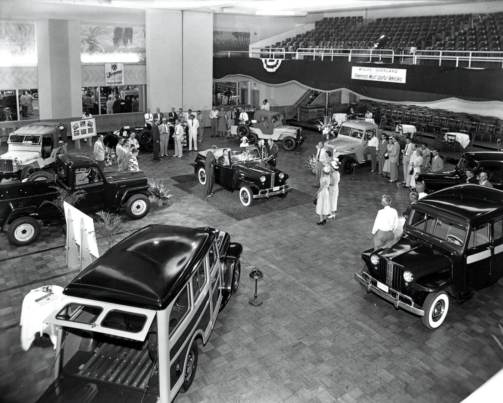 1948 WILLYS JEEP SHOW Photo (224-M )