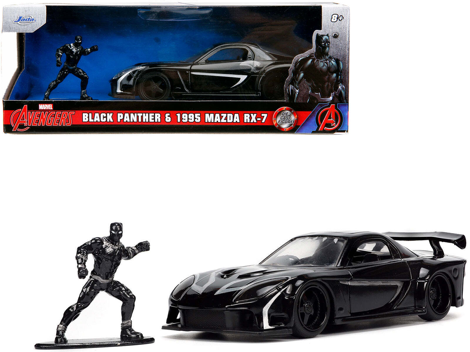 1995 Mazda RX- Panther Diecast Figure Avengers 1/32 Model Car