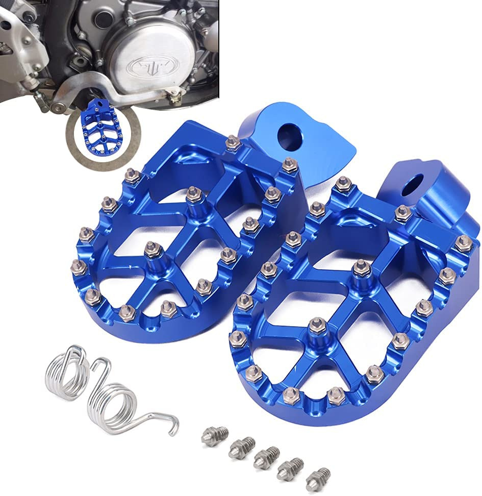Dirt Bike Foot Pegs,Cnc Rest Pedal Footpegs for YZ65 18-23/YZ85 02-23/ YZ125 97-
