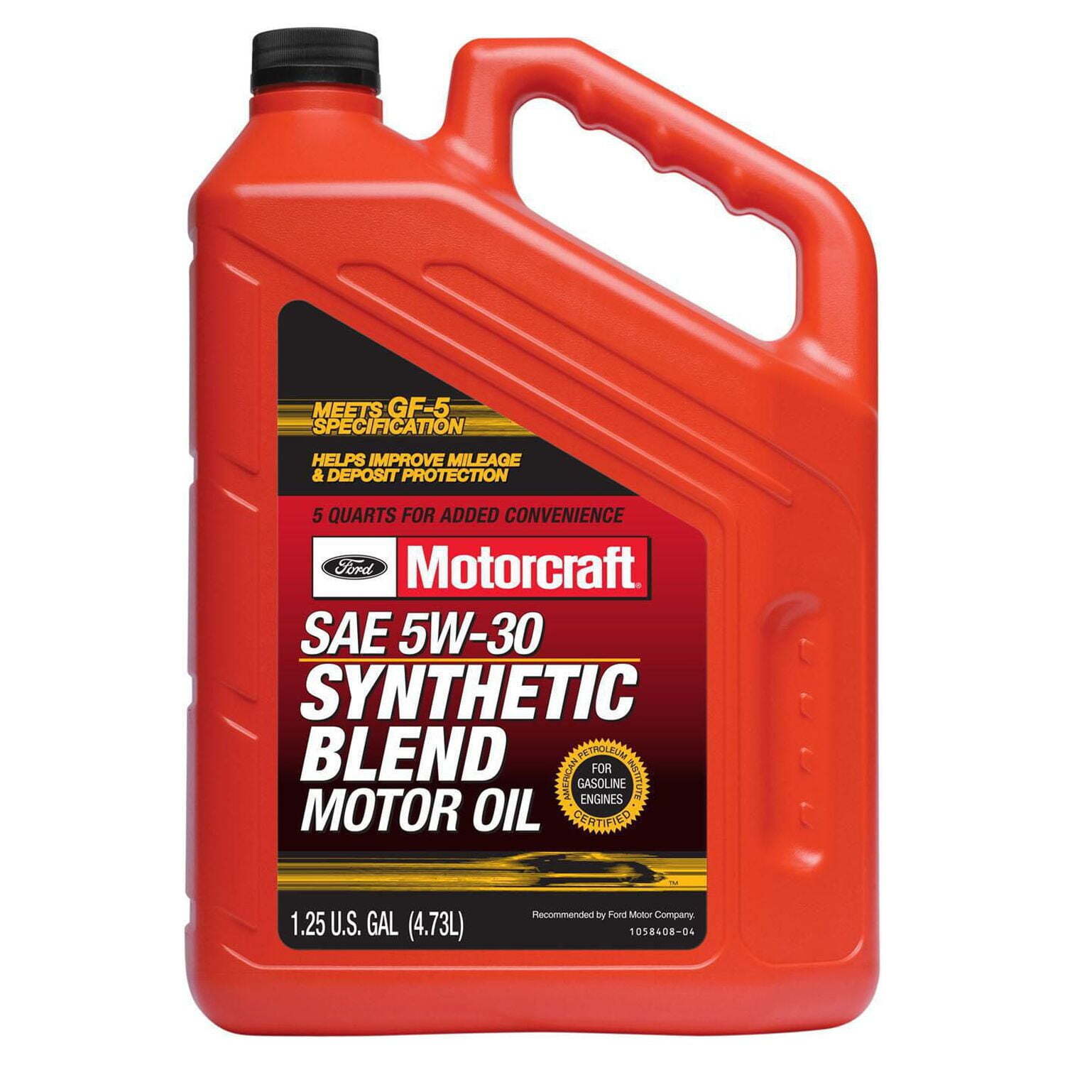 Motorcraft Synthetic Blend Motor Oil 5w30