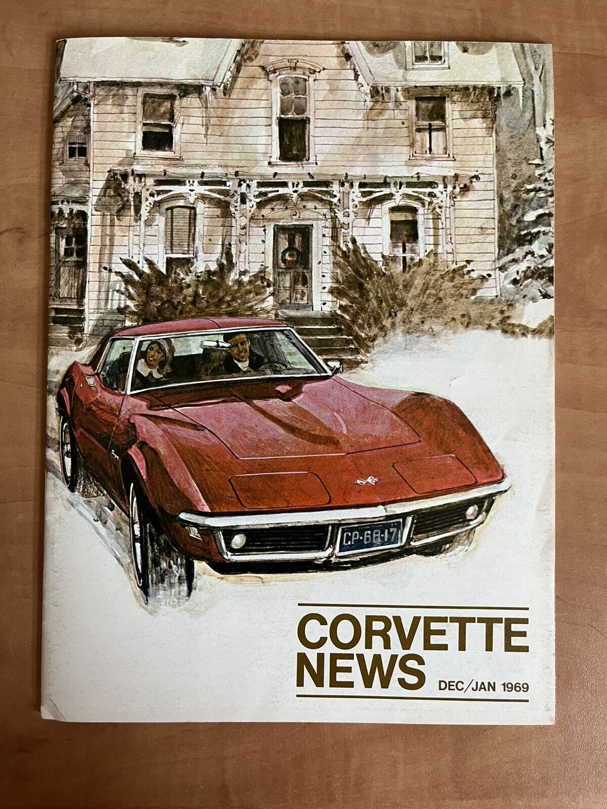  Original DEC/JAN 1969 Corvette News Magazine