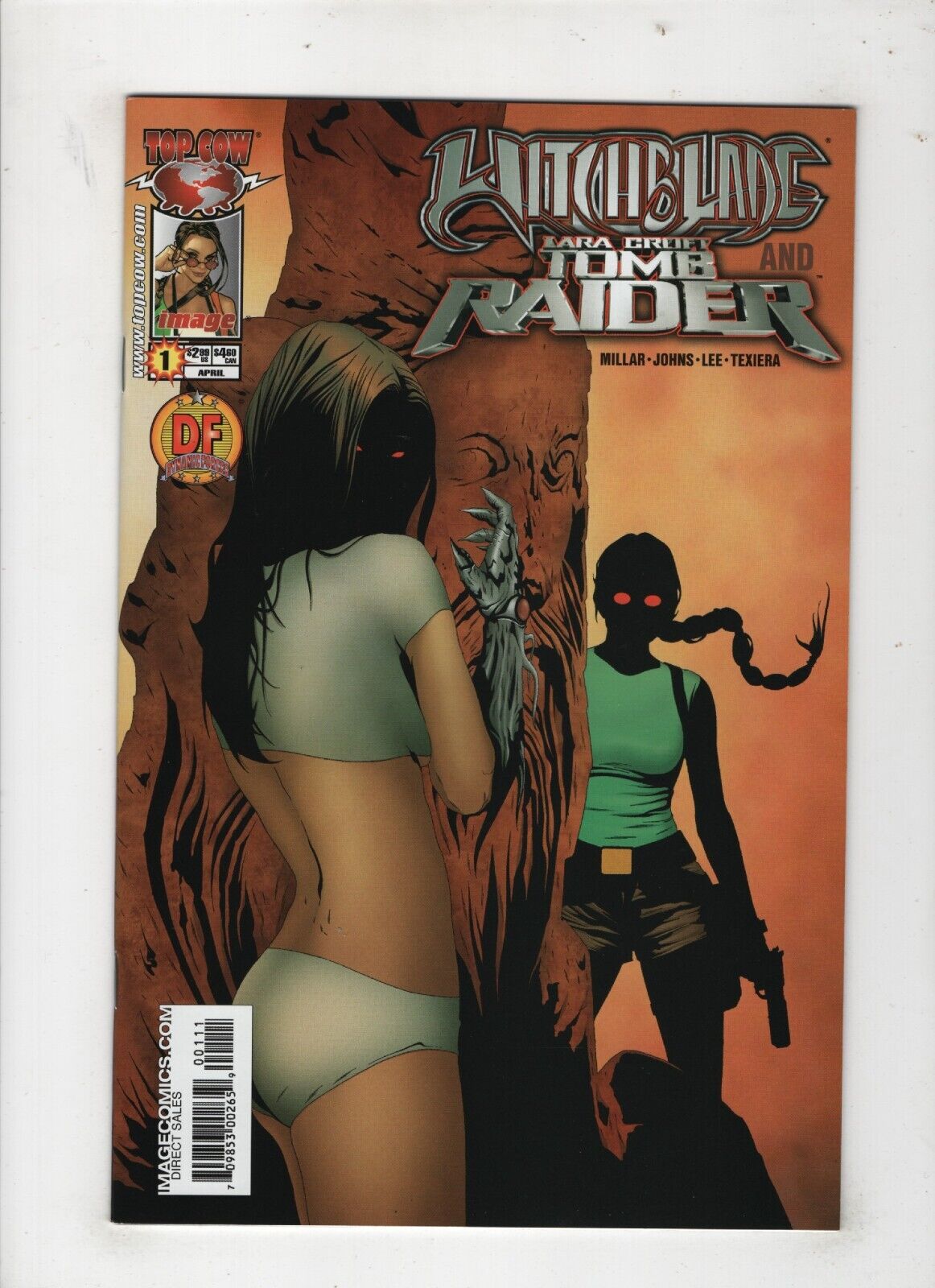 Witchblade Tomb Raider 1 Dynamic Forces variant 2005 Top cow  Hi res Scans