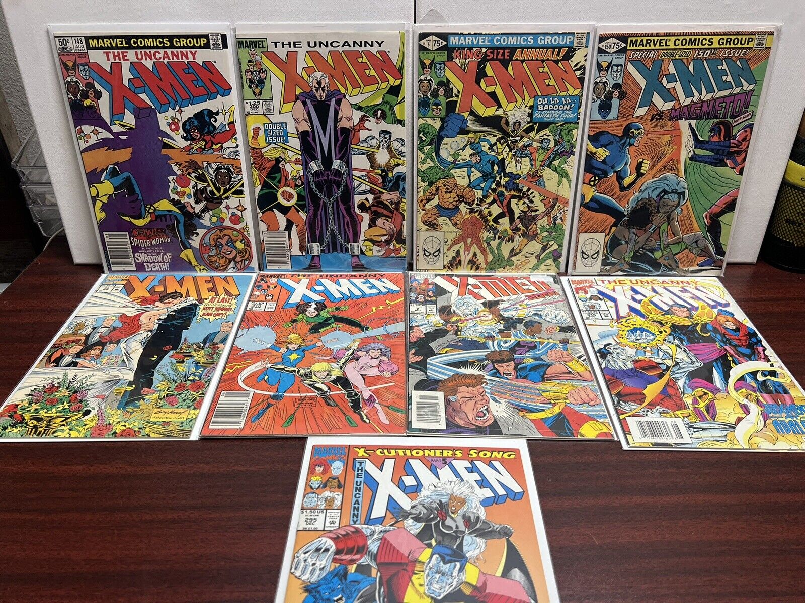 X-Men Lot #148  1981  Spider-Woman  Dazzler And More. 9 Books Cgc Ready 🔥💯