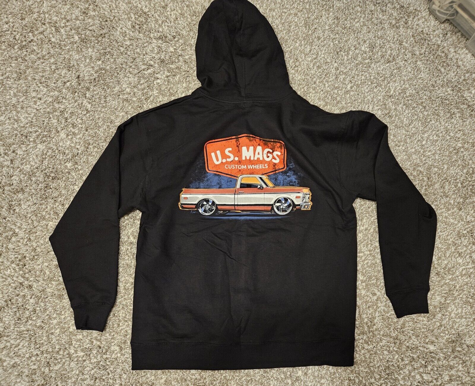 US MAGS Hoodie Sweater Mens 2xl Xxl CHEVY C-10 OBS 1500 IMPALA CAPRICE