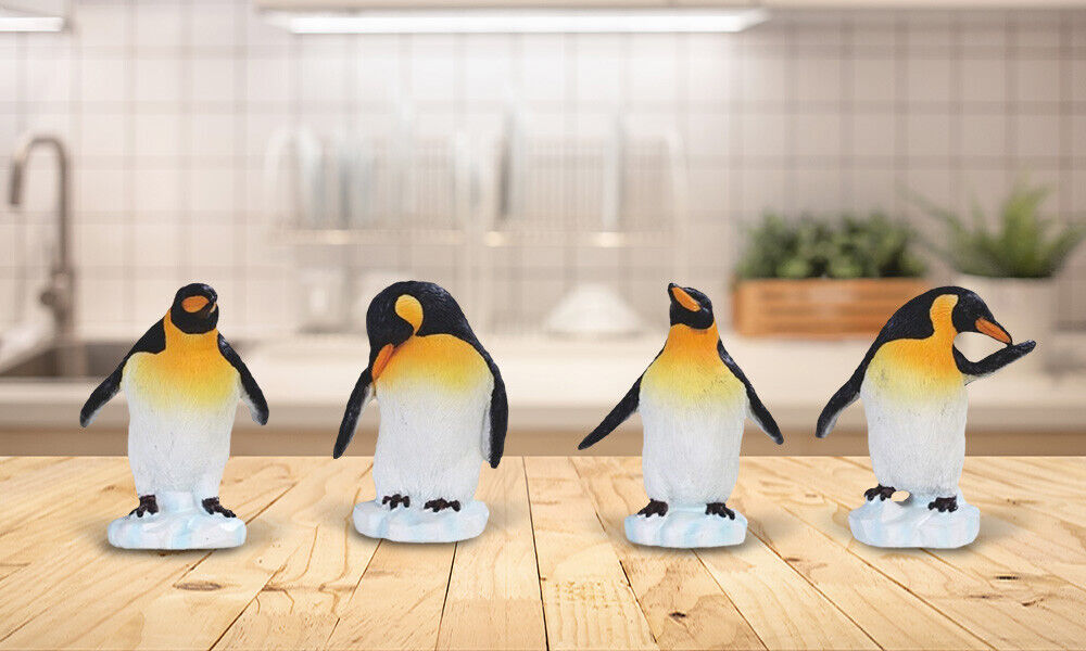4-PC Cute King Penguin in Different Poses 2.75\