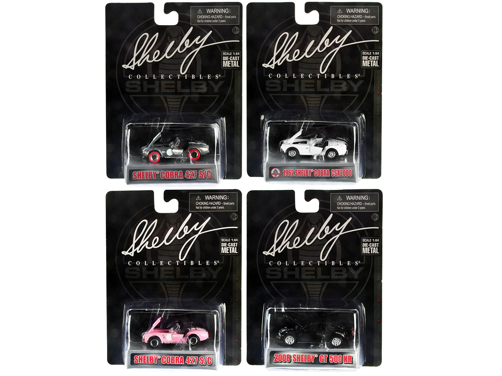 Carroll Shelby 50th Anniversary piece Set 2022 Release 1/64 Diecast Model Cars