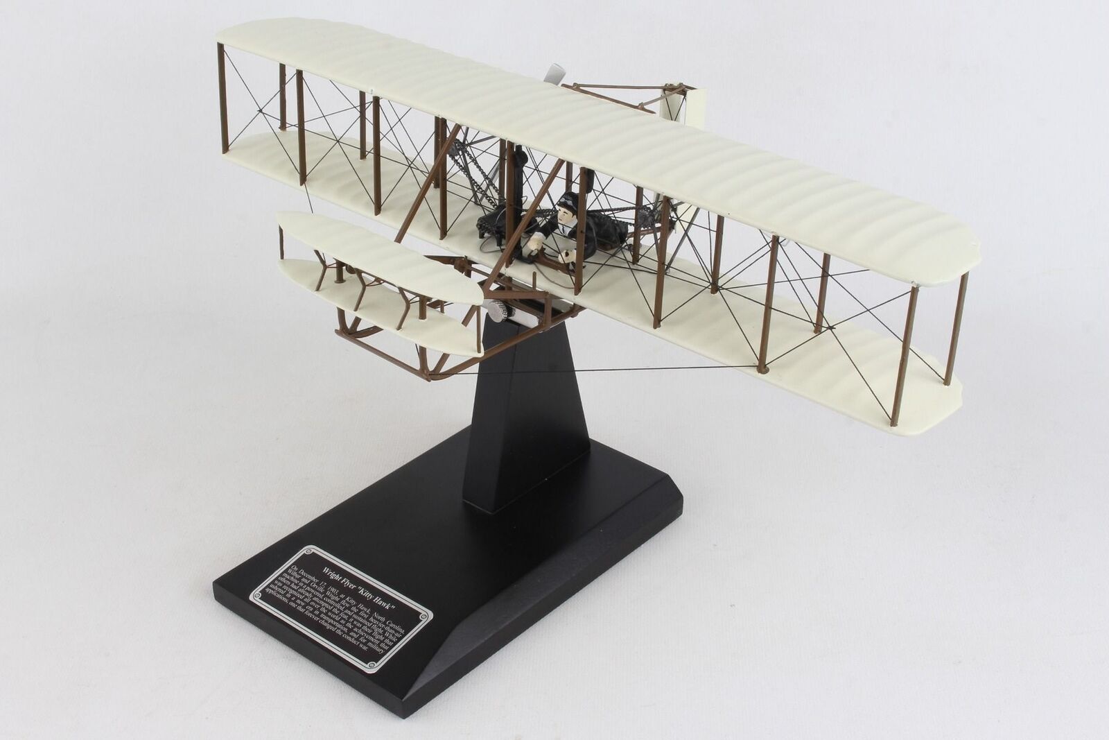 Orville Wilbur Wright Flyer Kitty Hawk Desk Top Display Model 1/32 ES Airplane