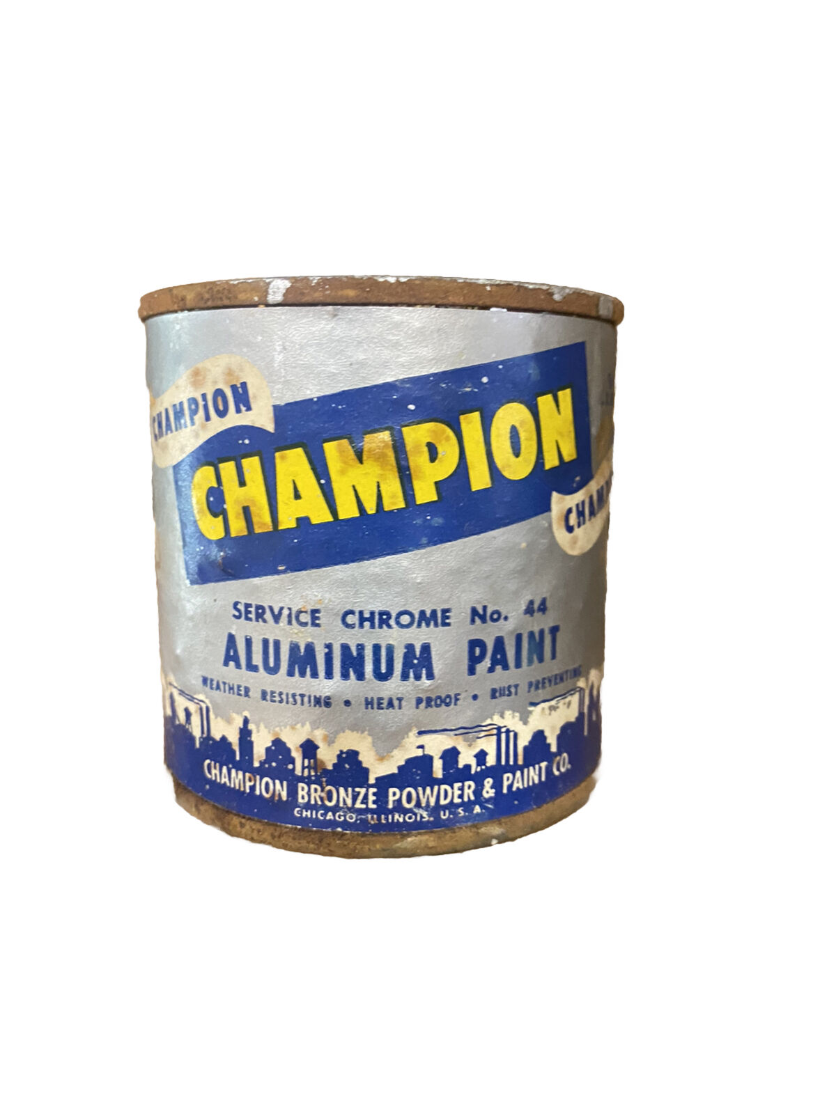 Champion Aluminum Paint Vintage Paint Can