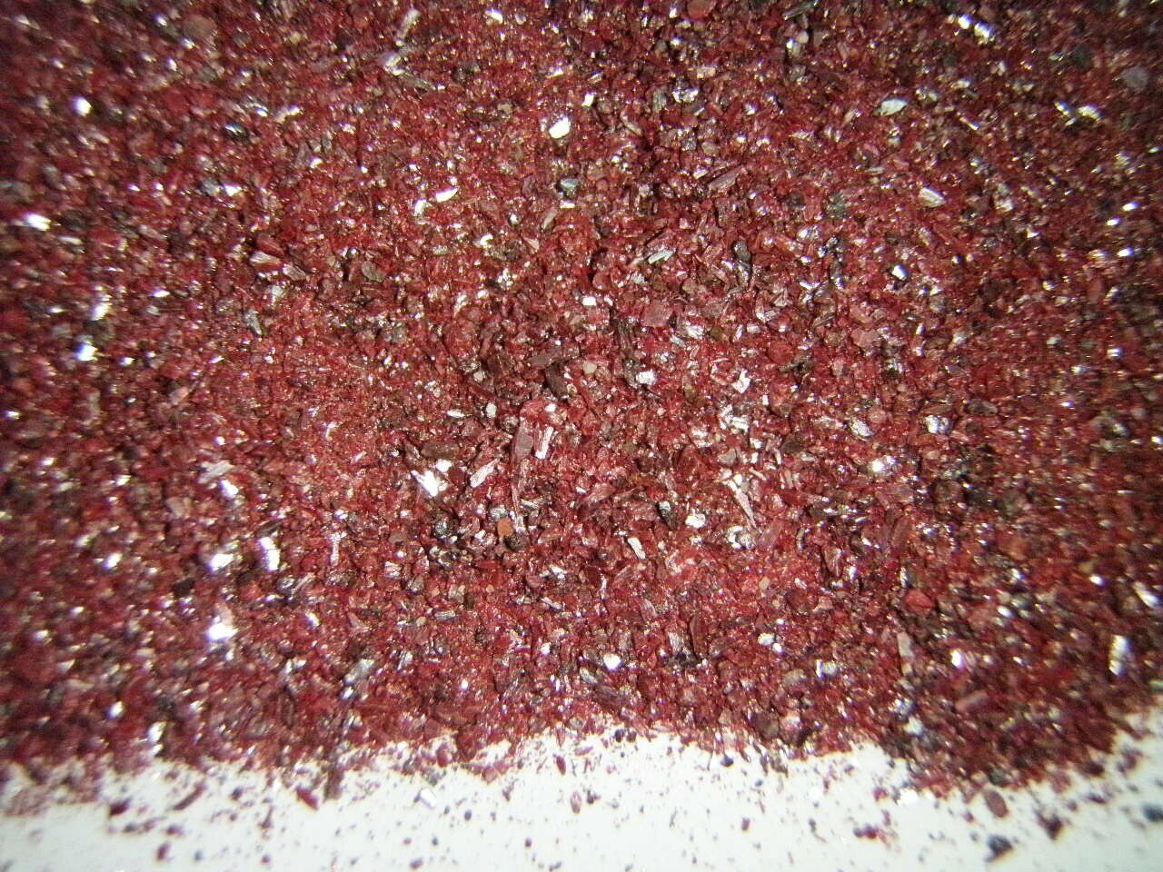 Fine Ground Cinnabar Crystal Tiny Granules 1 Kg Lot