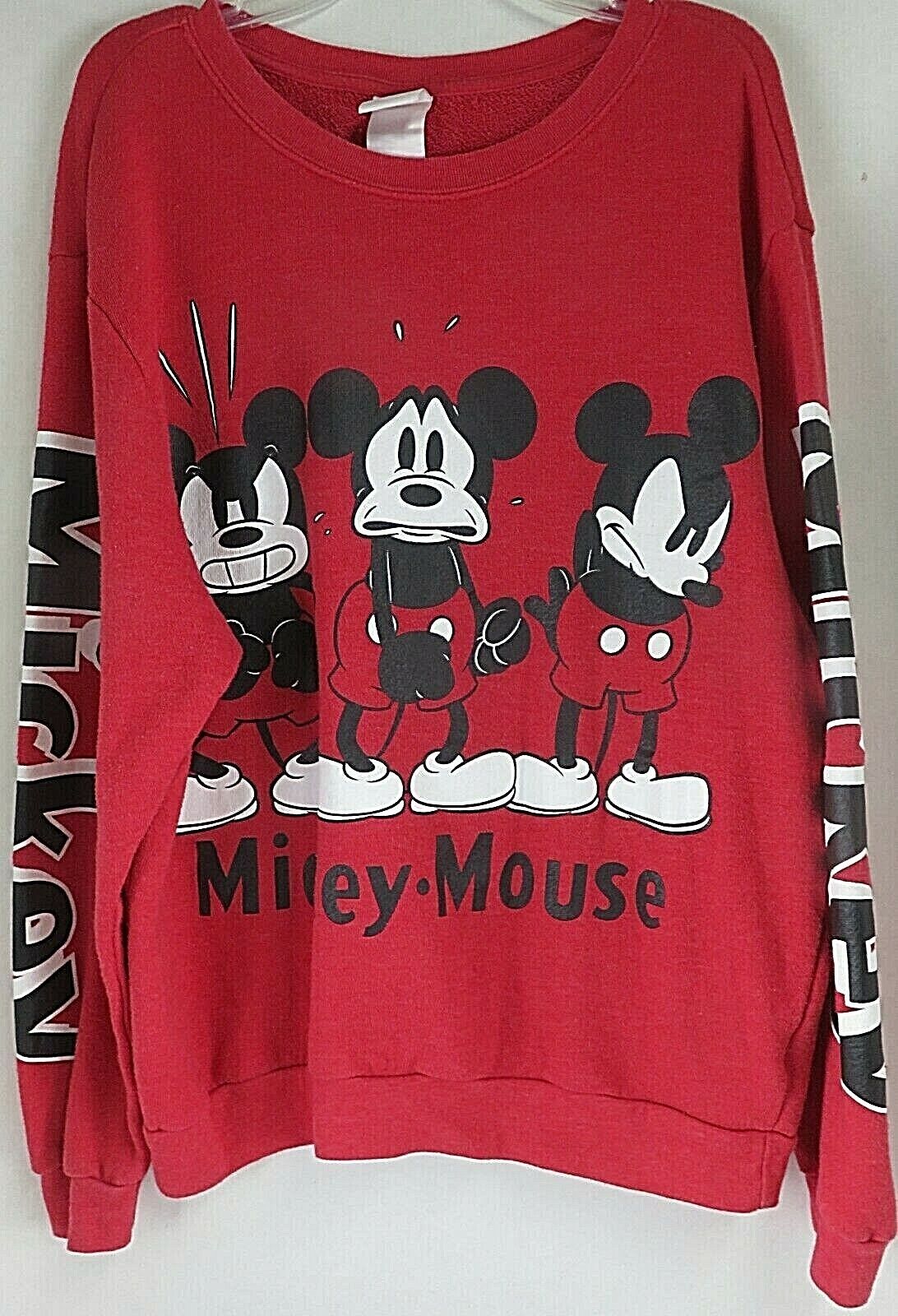 Mickey Mouse Sweatshirt Large VGUC