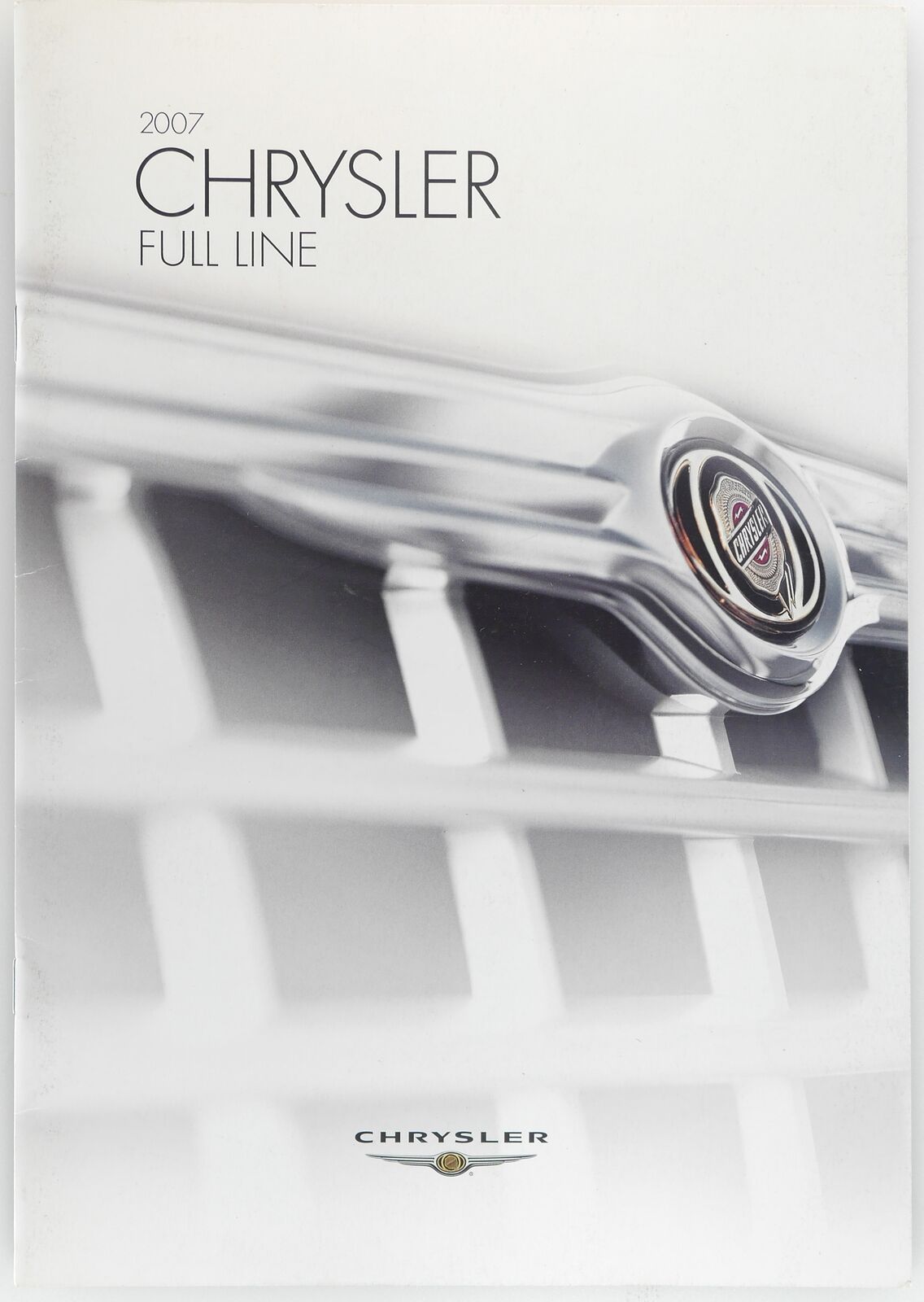 2007 Chrysler Lineup Dealer Sales Brochure NOS Catalog Aspen Sebring Pacifica