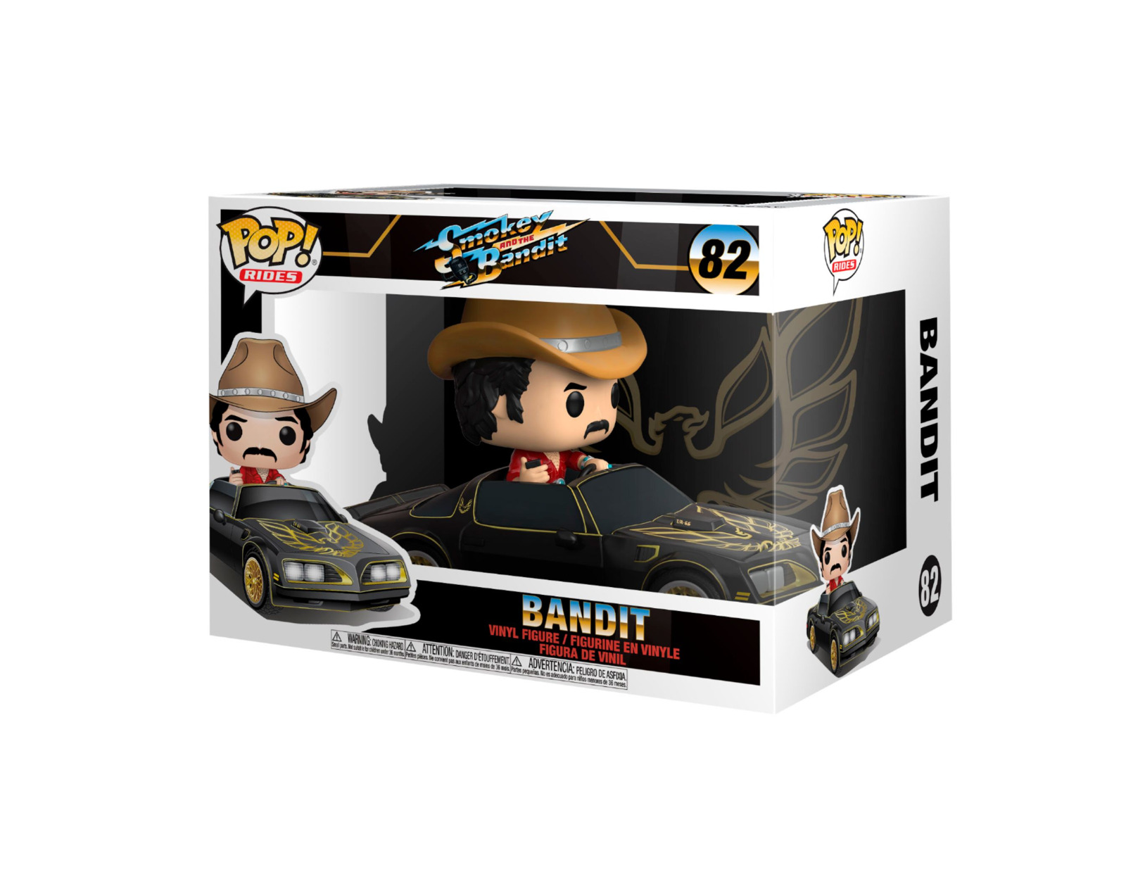 Funko POP Rides - Smokey & The Bandit - Bandit Trans Am #82 with Soft Protector