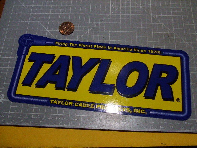 TAYLOR CABLE Stickers / Decal  RACING OLD STOCK ORIGINAL