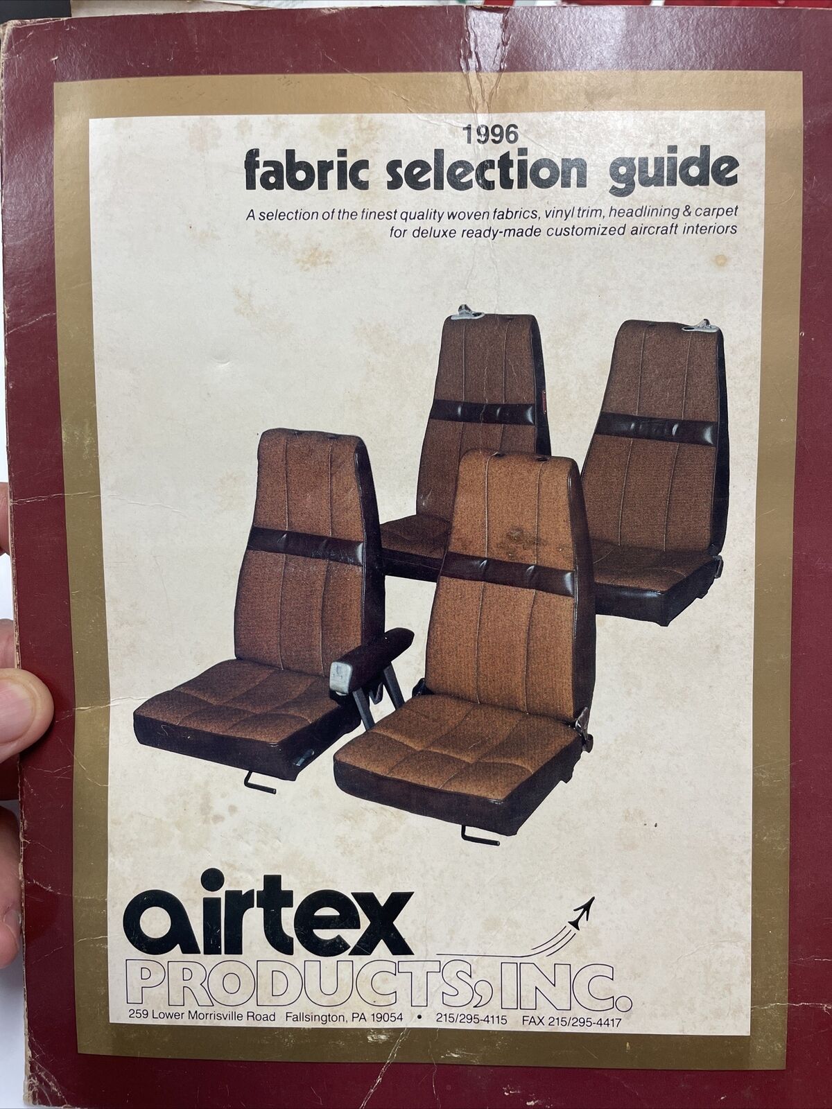 Airtex Products, Inc 1996 Fabric Selection Guide/ Interior Replacement Assembly