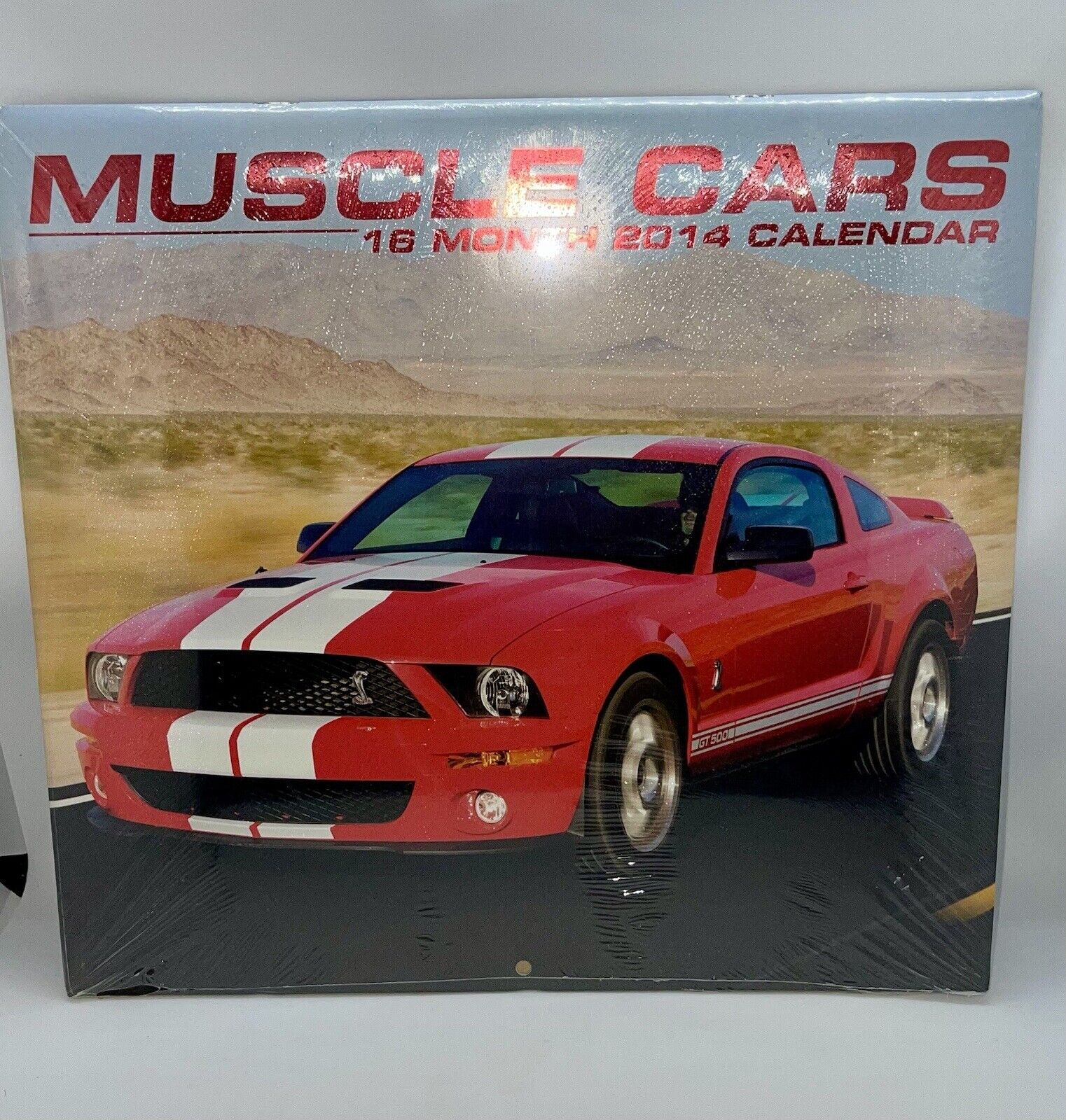 Collectible Muscle Cars 2014 Calendar, Mustang, GTO, Viper, Challenger.