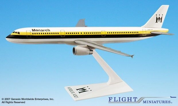 Flight Miniatures Monarch Airbus A321-200 Desk Display 1/200 Model Airplane