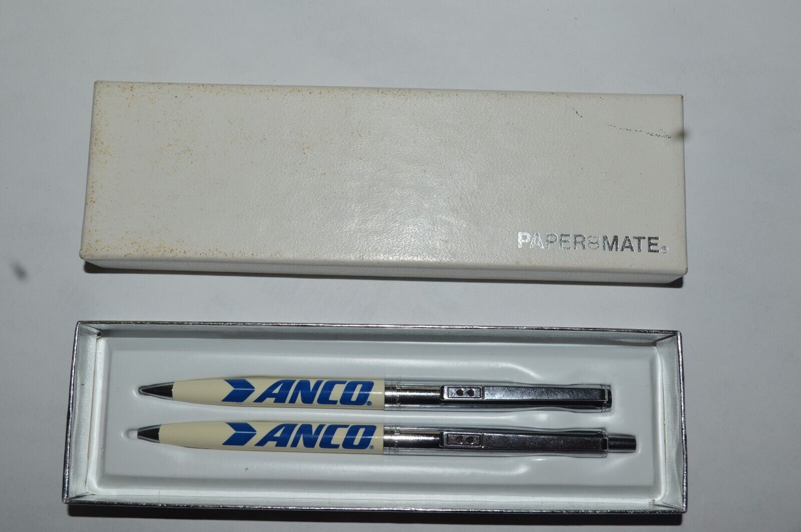Paper Mate Profile ANCO Wipers Promo Pen & Pencil Set Circa 1979 New Old Stock