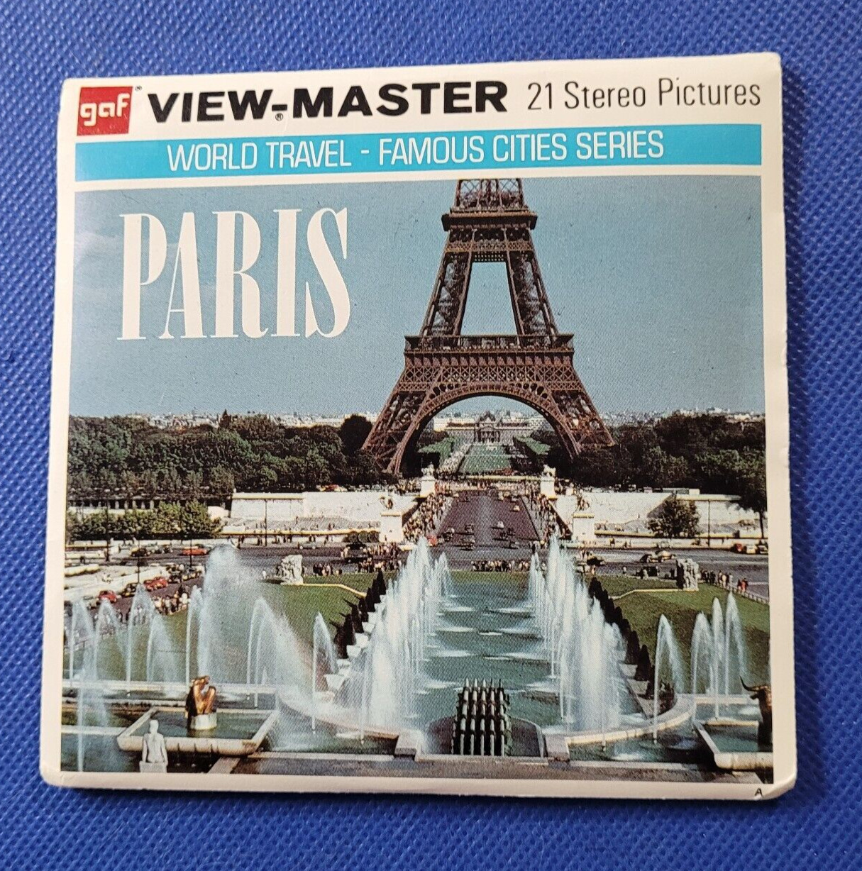 Gaf Color B177 Paris France Famous Cities Series view-master 3 Reels Packet