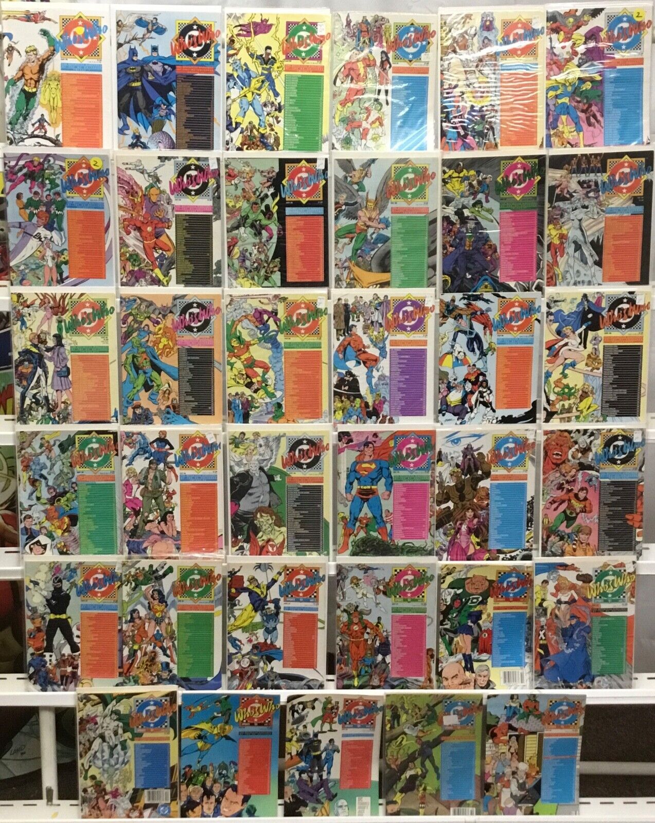 DC Comics DC Who’s Who Plus ‘87,’88 Complete Set 1985