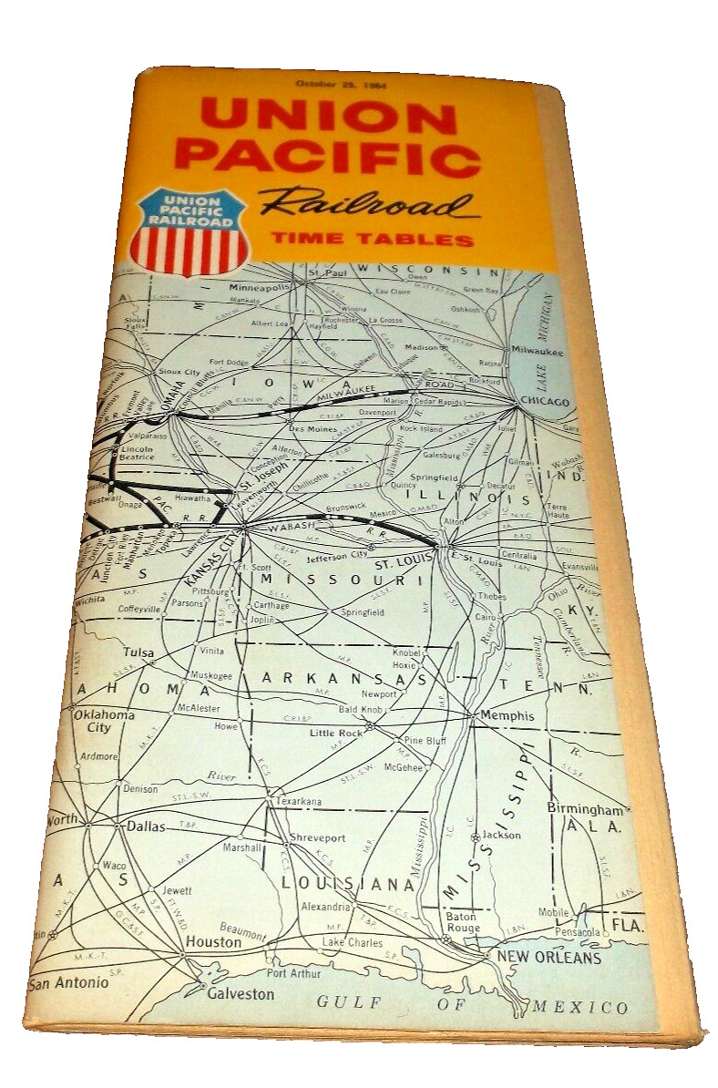 OCTOBER 1964 UNION PACIFIC SYSTEM PUBLIC TIMETABLES