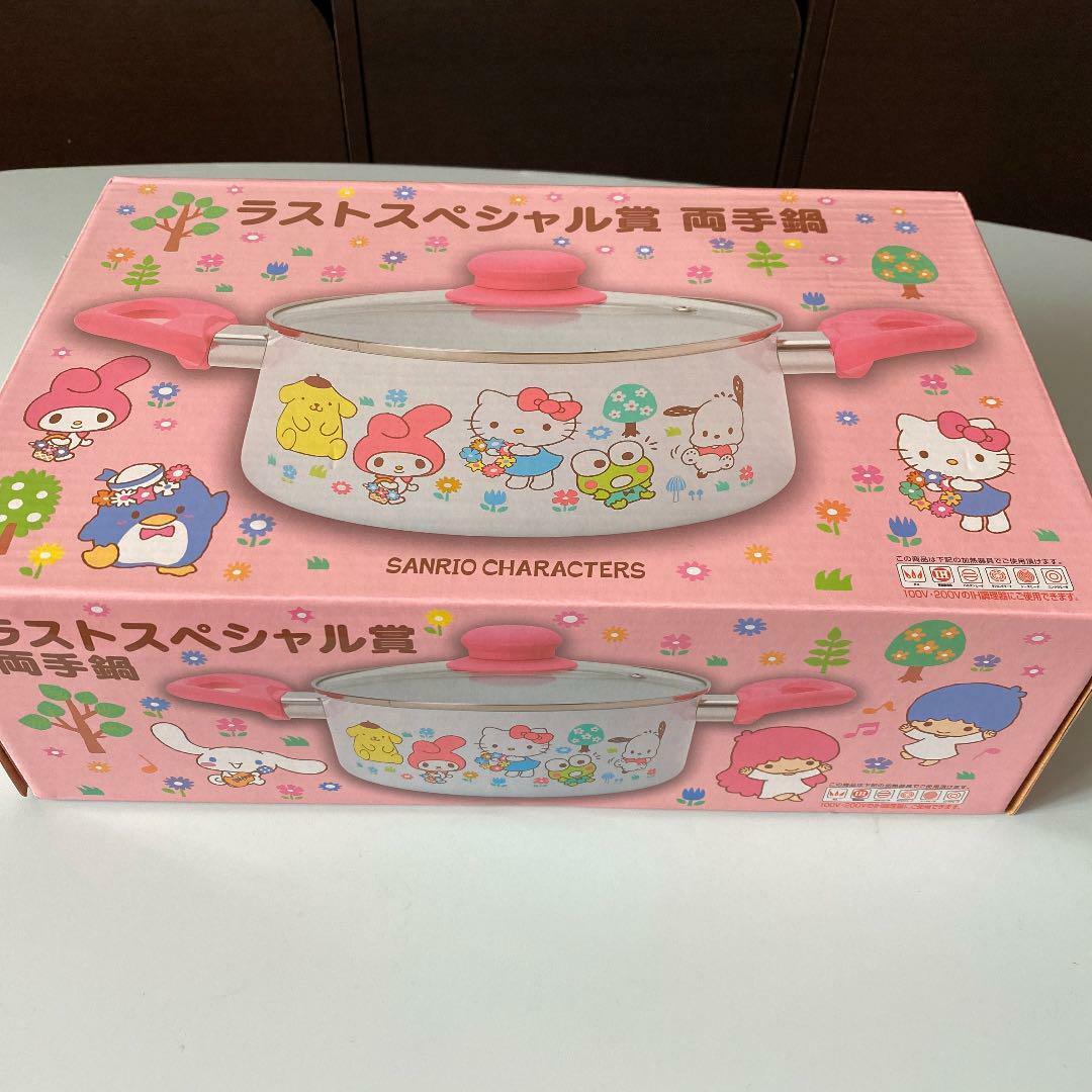 SANRIO two-handed pot Kitty Mymelody pom pom purin Induction Cooker OK ＃0024