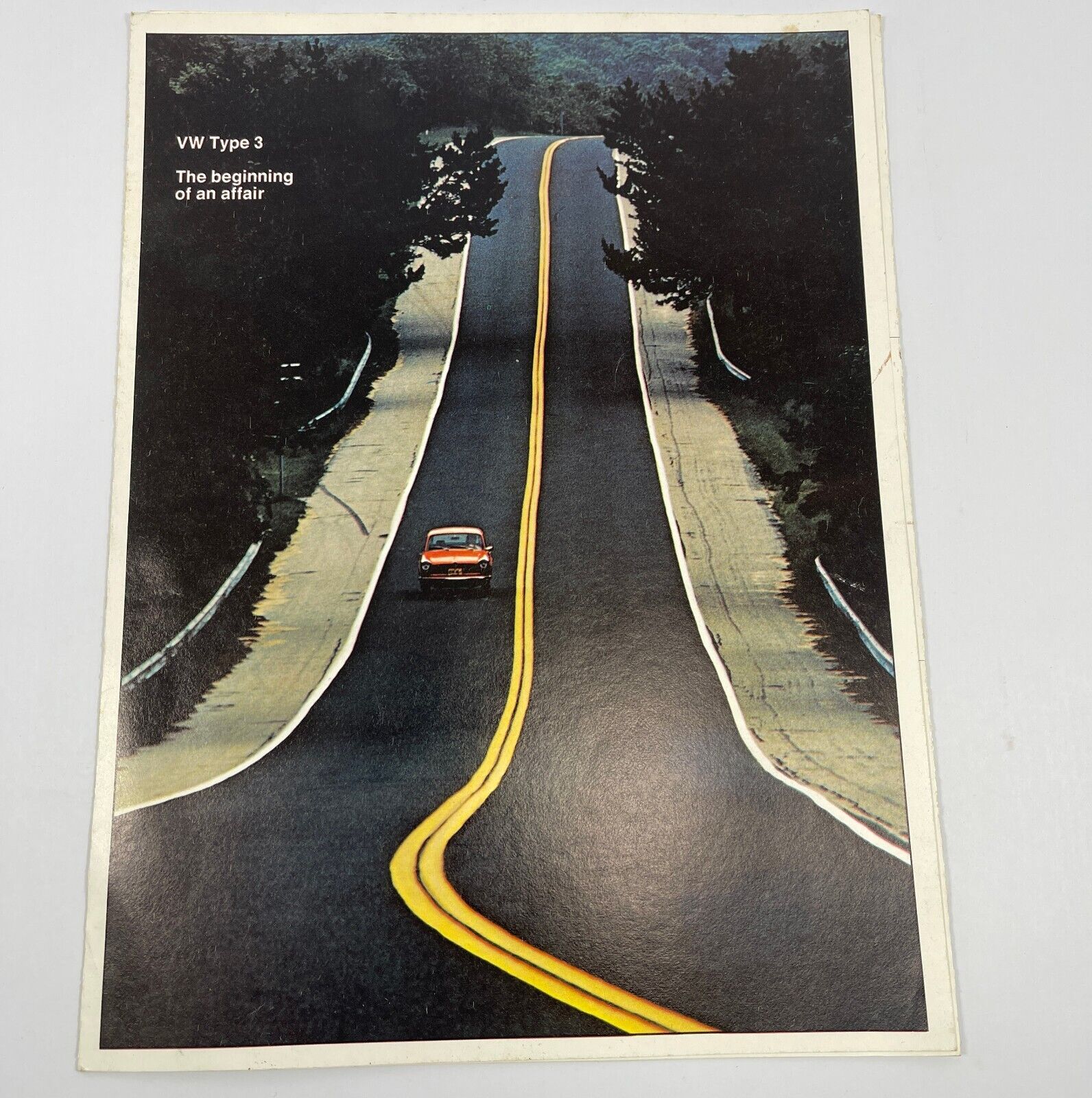 1973 Volkswagen VW Type 3 tri-fold Sales Brochure