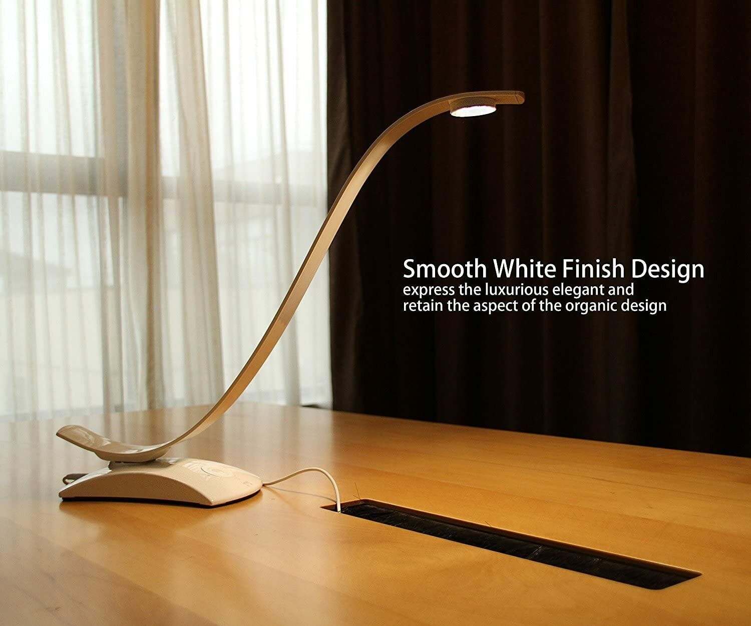 IEYE Intelligent LED Desktop Lamp Eye Protection White with Auxiliary Light
