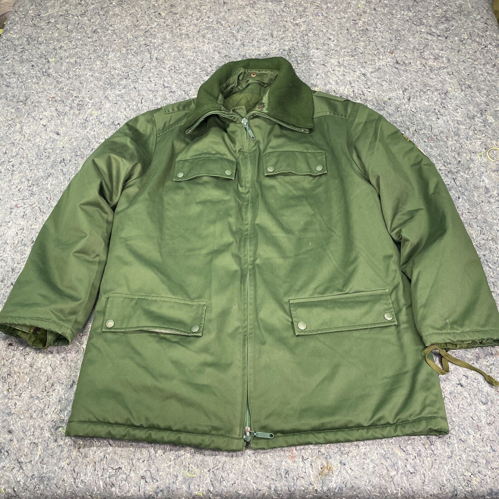 Vintage WISPO 1995 Polzei Military Jacket L-XL Airsoft Cosplay Gore Tex