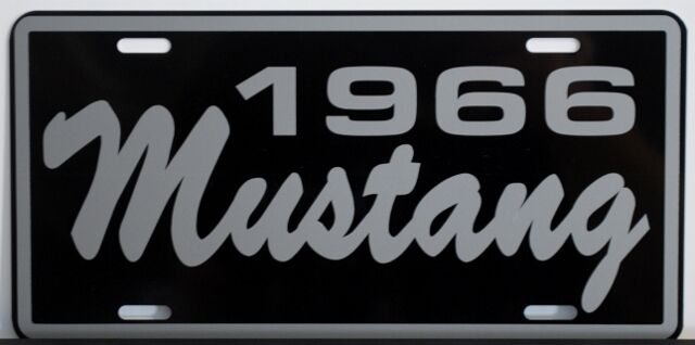 1966 66 FORD MUSTANG LICENSE PLATE 260 289 302 CONVERTIBLE FASTBACK SHELBY GT 