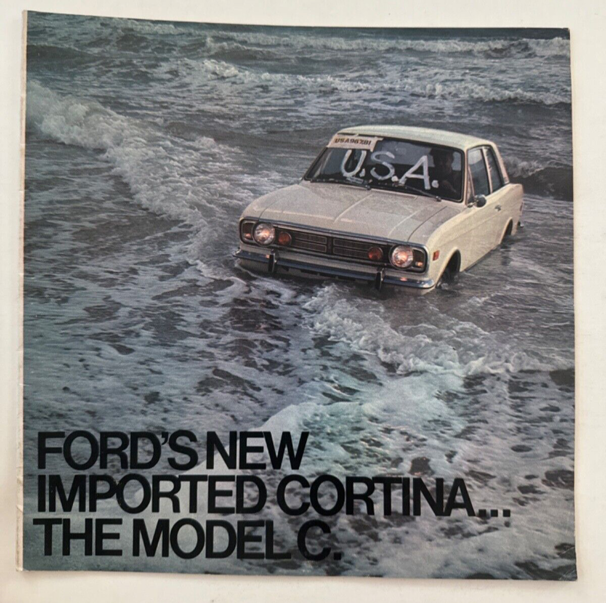 1968 Ford Cortina C GT Deluxe stationwagon sales brochure 20 pg ORIGINAL VTG VGC