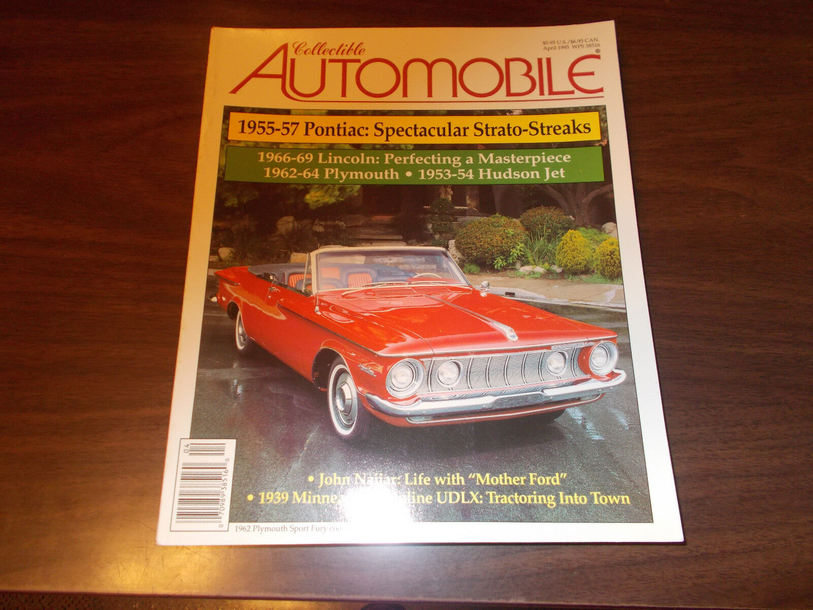 Collectible Automobile Magazine April 1995/1955-57 Pontiac/1962-64 Plymouth/More
