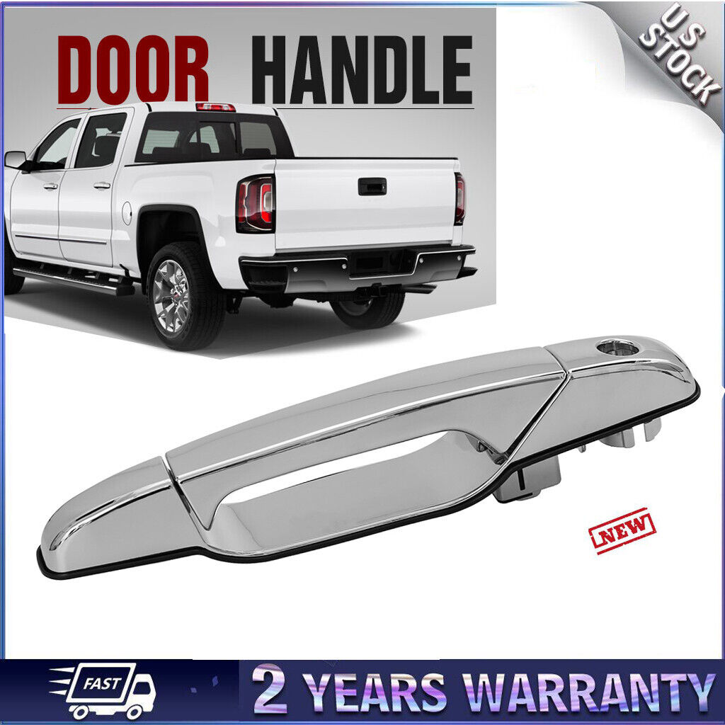 Exterior Front Driver Side Chrome Door Handle for Chevy 2007 Silverado/Sierra
