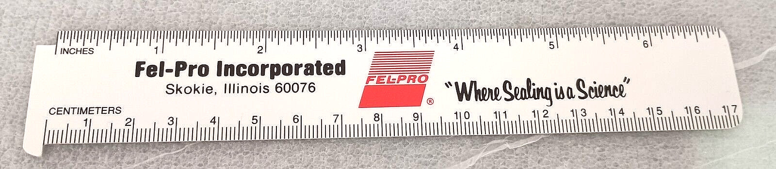 2 Fel-Pro Inc. Plastic Idus. Gaskets Slide Ruler Promo 1980s NOS New Skokie Il
