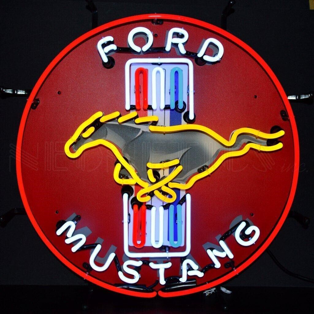 FORD Mustang Car Racing OLP Sign Neon Sign 24