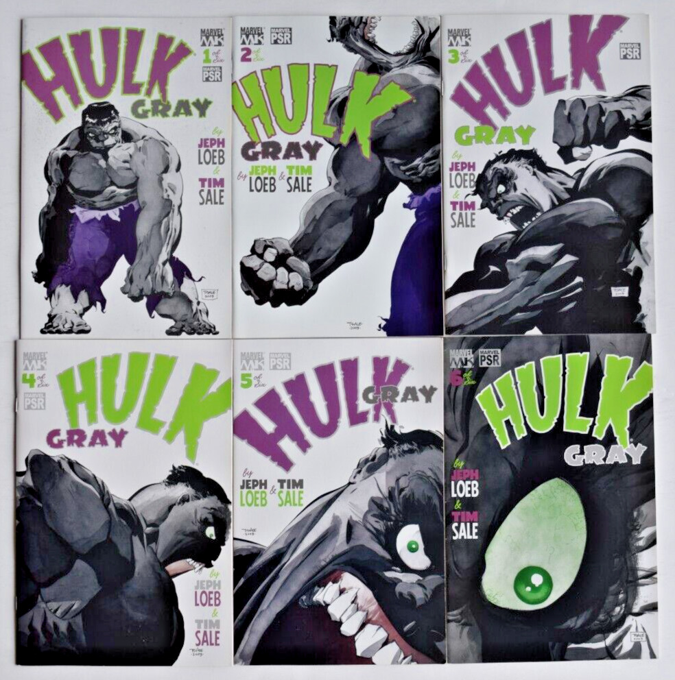 HULK GRAY (2003) 6 ISSUE COMPLETE SET #1-6 MARVEL COMICS