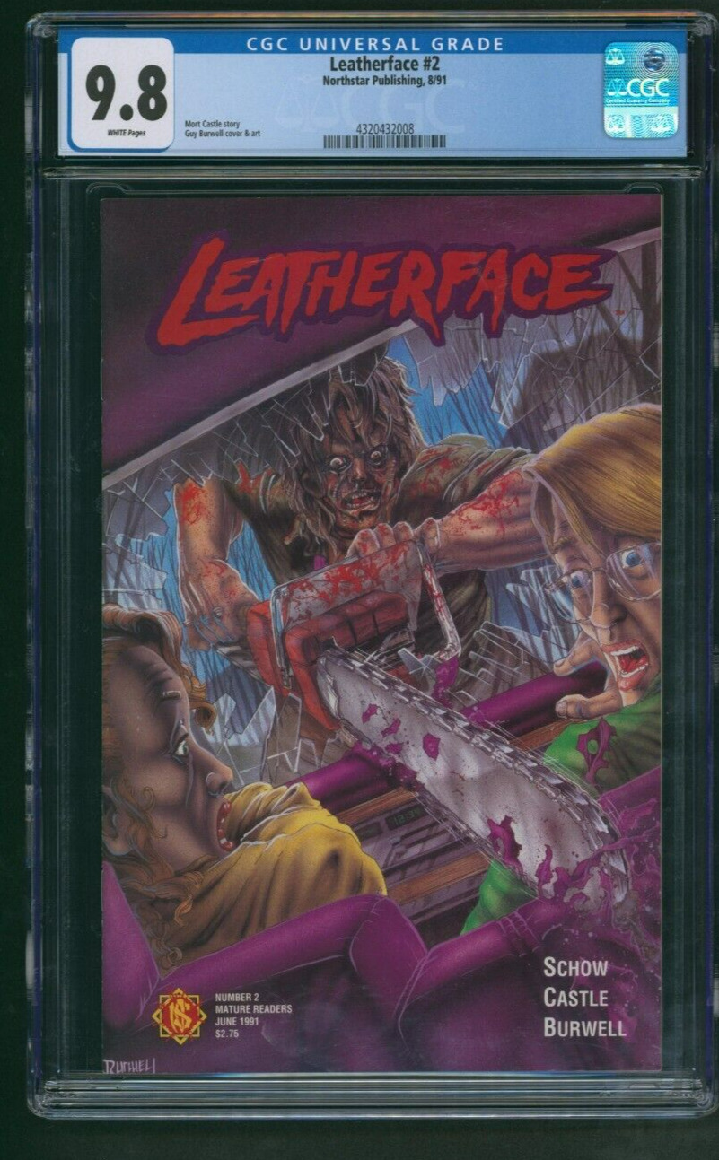 Leatherface #2 CGC 9.8 Northstar Publishing 1991 Horror Comics Only 2 on Census