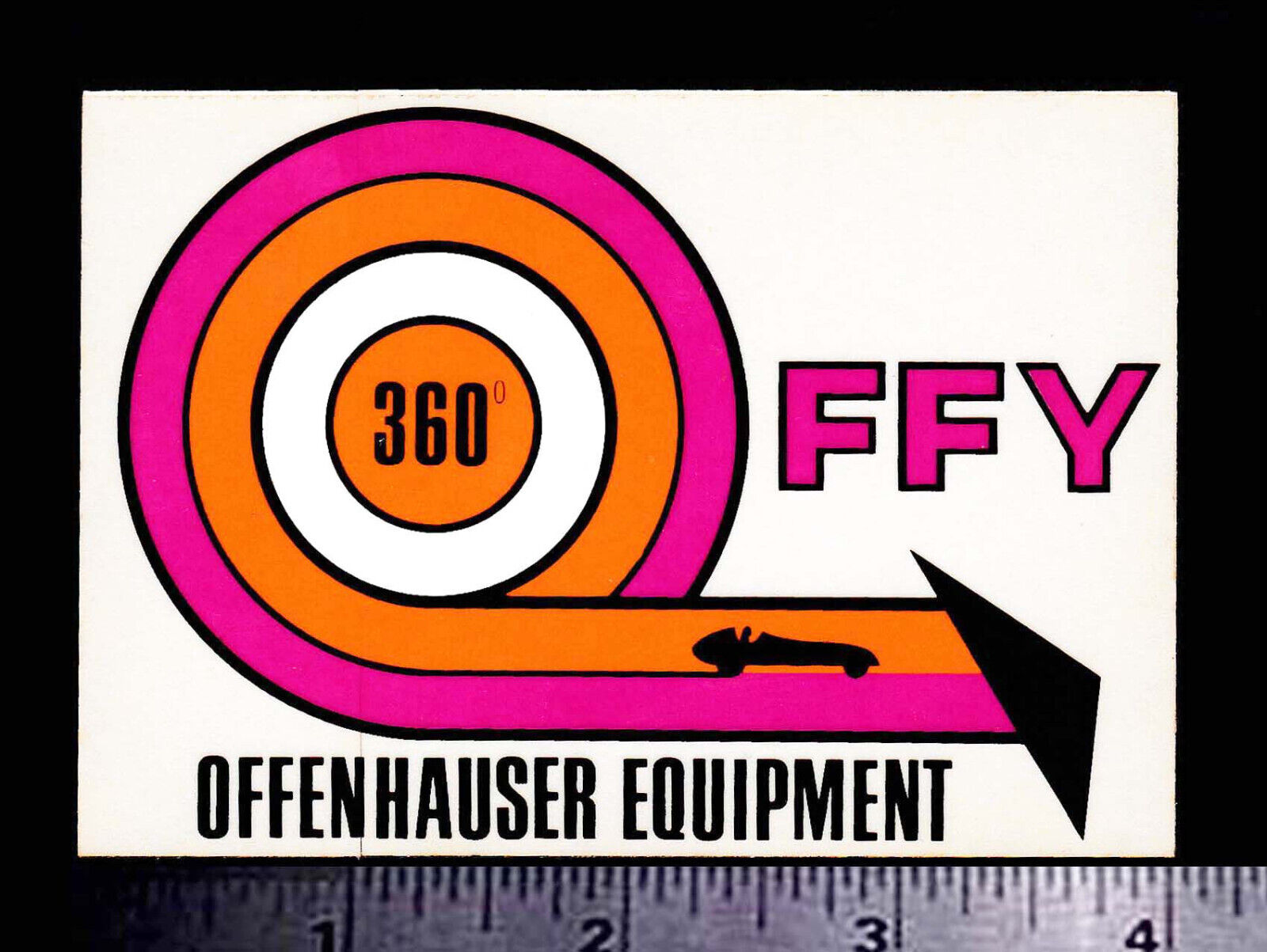 OFFY Offenhauser Equipment 360 - Original Vintage 60\'s 70\'s Racing Decal/Sticker
