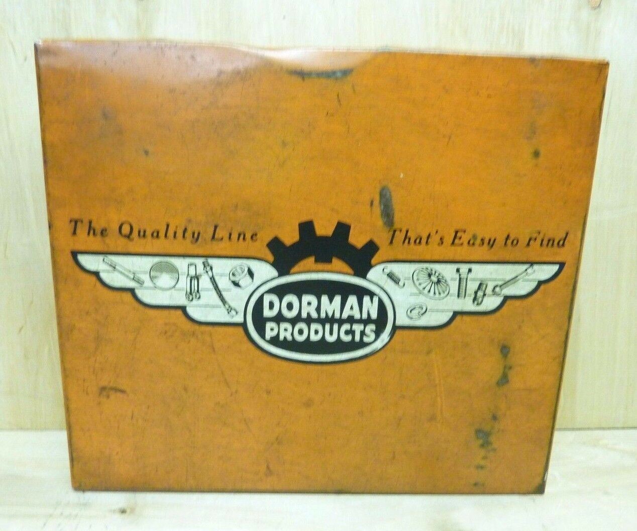 DORMAN Products Old Expansion Plug Display Cabinet Auto Truck Parts Advertising